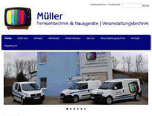 Tablet Screenshot of mueller-fritzlar.de